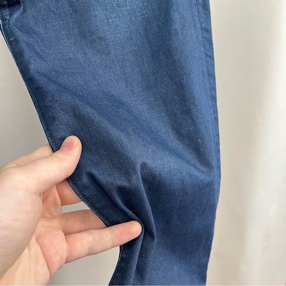 G Star Raw Jeans Men SZ 34 Blue Denim MORRIS Straight Low Wax Coated Button Fly - Picture 8 of 11